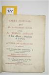 (BUENOS AIRES--1790.) San Alberto, José Antonio de. Carta pastoral . . . con ocasion del concurso, y oposicion que va á celebrarse